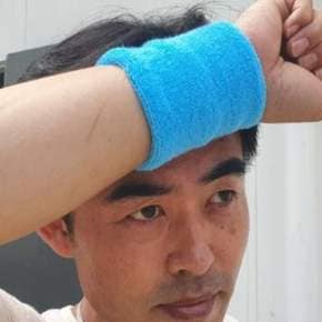 팔아대 테니스손목아대 팔목밴드 땀흡수 손목아대 10cm 컬러