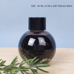 PET-볼 60ml(노브릿지) 볼형 밀폐용기 플라스틱용기 음료 페트병