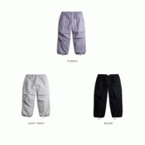 공용 파라슈트 팬츠 Cotton Nylon Parachute Pants_A WHTAE2332U