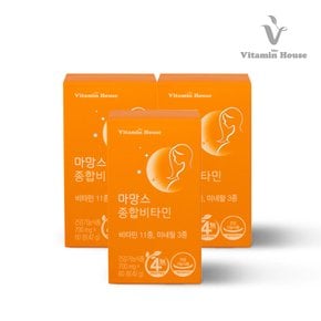 임산부비타민 마망스 종합비타민 60정 3병(6개월)+쇼핑백