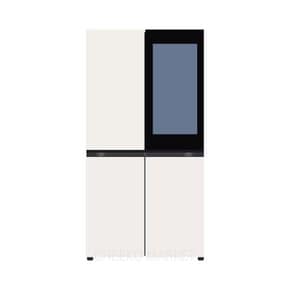 LG전자 정품판매점 디오스 오브제컬렉션 노크온 양문형 냉장고 T873MEE312