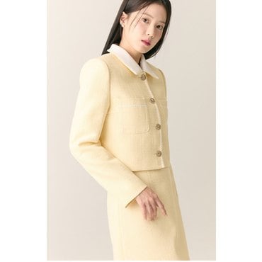 로엠 카라 트위드 자켓_ RMJKF23S51