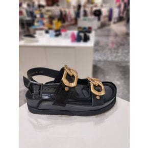슈콤마보니Poly chain sandal(black)  DG2AM23039BLK