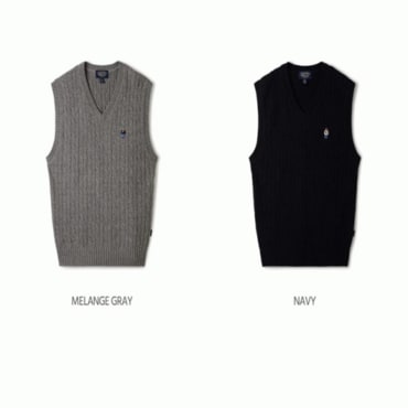 후아유 남여공용 스티브 케이블 베스트 / Steve Cable Vest (U)_A WHKVE4931U