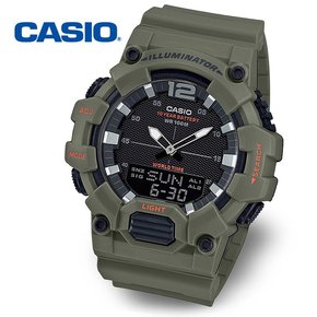 [정품] CASIO 카시오 10년전지 방수 전자 군인시계 HDC-700-3A2