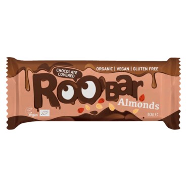  루바 Roobar 친자연 초콜릿 아몬드 바 비건 30g