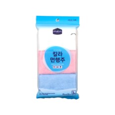 크린랩 크린 칼라 면행주 3매