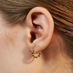 [sv925] cube one-touch earring