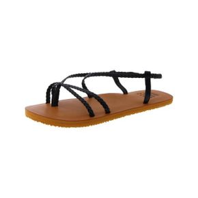 5449331 Billabong Womens Faux Leather Flat Strappy Sandals