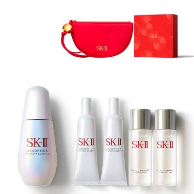 [쇼핑히어로] SK-II  제놉틱스 울트라오라 에센스 50ml 세트 (+파우치 증정)