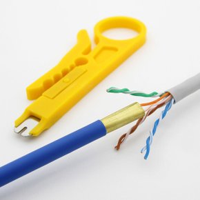 UTP 랜선 스트리퍼 꼬임 풀기 탈피기 루서너 세트 HT-CT039
