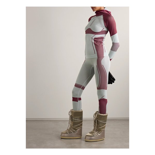 바이스텔라매카트니 트루네이처 골지 스트레치 자카드 니트 레깅스 1647597343818635