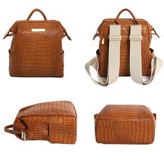 [모노폴리]OFFICE LEATHER WIRE BACKPACK MINI