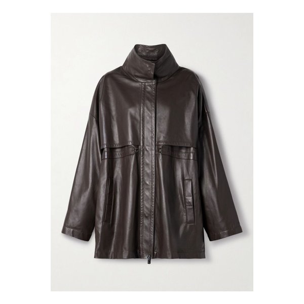 허비 가죽 재킷 다크 브라운 1647597357671268