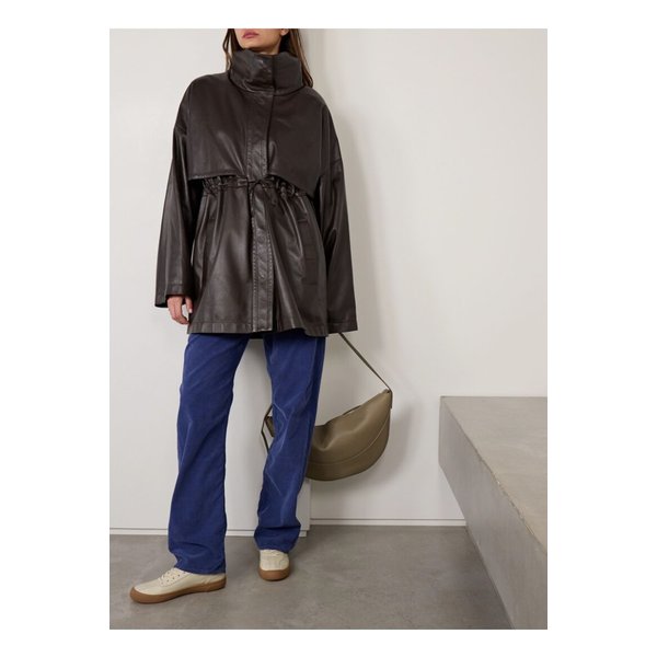 허비 가죽 재킷 다크 브라운 1647597357671268