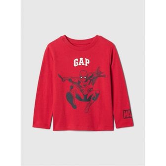 갭 베이비갭 GAP 124 Sesame Street 그래픽 티셔츠 반팔 모던 레드 9469926