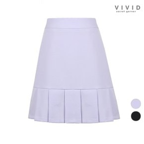 VIVID 심플 주름장식 골프치마바지_P318597134