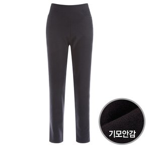 [샵앤] 여성 국산 고방체크 겨울 데일리 밴딩 기모 스판 슬랙스 YF-WPT-1709-블랙