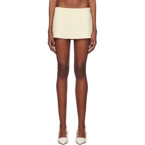 오프 화이트 마이크로 미니 스커트 F22301K021 Cream