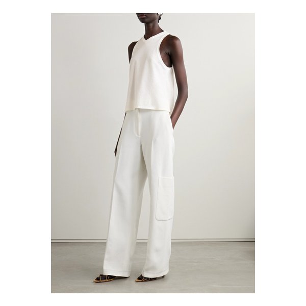 케이트 네타 코튼 혼방 저지 탱크 크림 1647597340050518