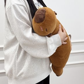 대형 카피바라 인형 64cm 동물인형 바디필로우 안고자는인형 베개
