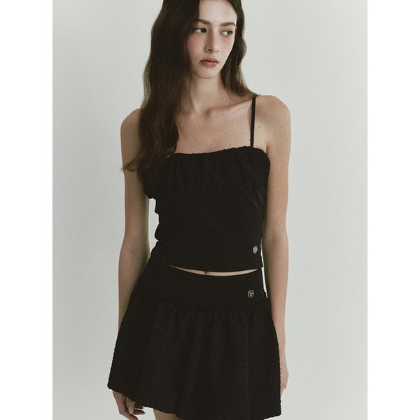 [리퍼브]CLOUD SLEEVELESS TOP (BLACK)