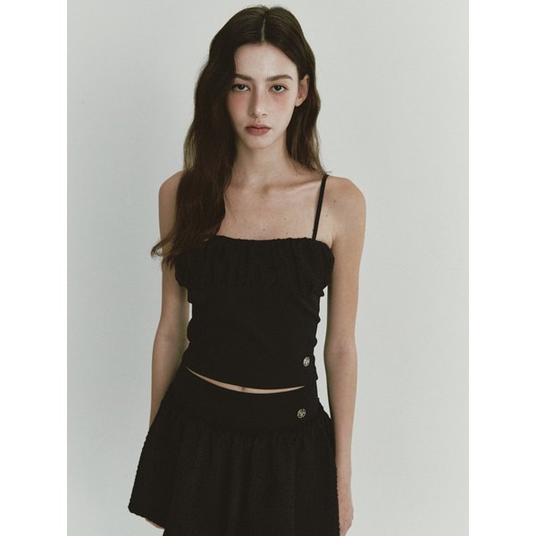 [리퍼브]CLOUD SLEEVELESS TOP (BLACK)