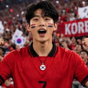 축제 응원목걸이 대한민국 상징 펜던트 패션 악세사리