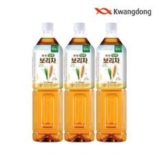 [무료배송] 광동 밀싹보리차 1.5L x 12pet (유/무라벨 랜덤)