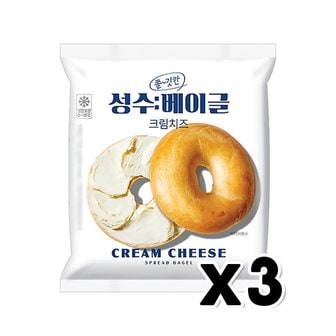  성수베이글 크림치즈 디저트간식 150g x 3개