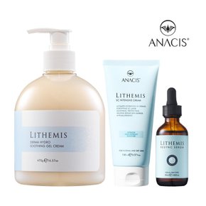 리더미스 리싱크세럼 55ml(악건성 물광앰플)   + 리더미스 인텐시브 크림 150ml + 리더미스 수딩젤크림 (470g)