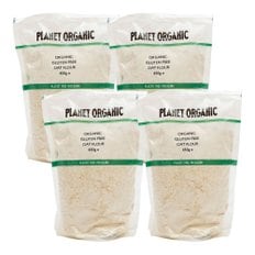  Planet Organic Oat Flour 플레닛 오가닉 글루틴 프리 오트밀가루 450g 4팩