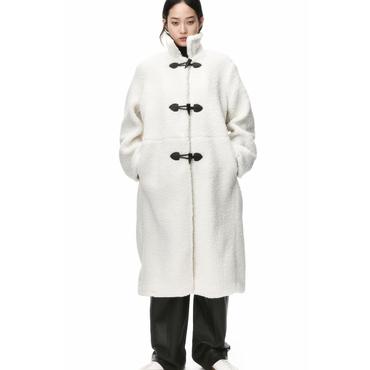 H&M 테디베어 코트 화이트 1241734002