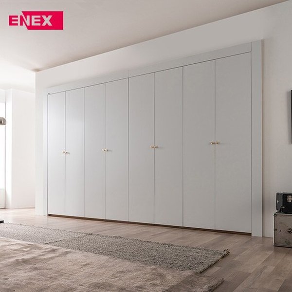 레오 무광 화이트 붙박이장(고급형)-30cm(1자)