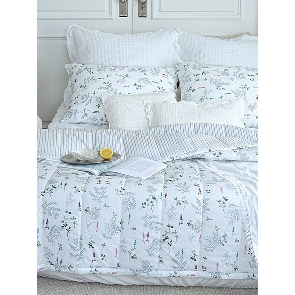 라벤더 모달코튼 간절기 차렵이불 세트 SS/Q/K/EK