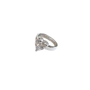 Heart Cut Solitaire Ring