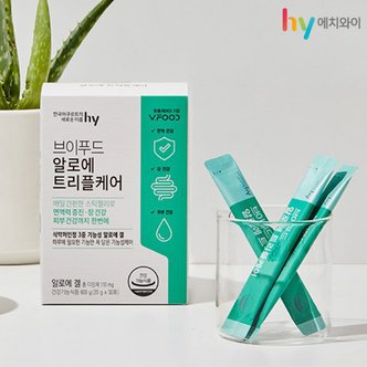 한국야쿠르트 [에치와이] 브이푸드 알로에 트리플케어 20g x 30포 3박스