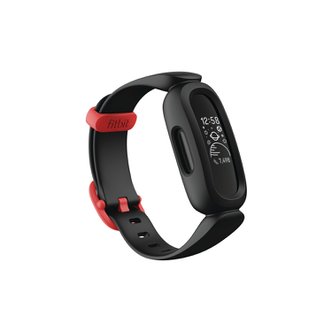  Fitbit Ace 3 어린이용 트래커 블랙스포츠 레드 [8일간의 라이프]