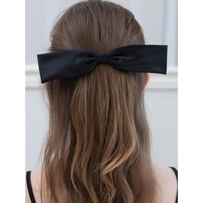 over line satin ribbon hair pin