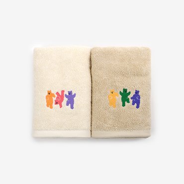 데일리라이크 40x80 타월 150g (2P) - 16 Jelly bear