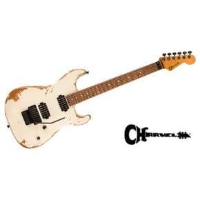 CHARVEL 삽 Pro-Mod Relic San Dimas Style 1 HH FR PF White