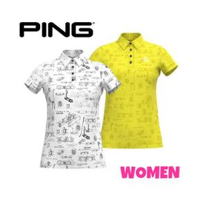 3136717 PING APPAREL 핀 의류 622-3160314 WOMEN 여성 쿨 코어 반소매 폴로 CA3235459