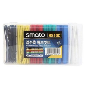 SMATO 케이블타이 열수축튜브세트 컬러SET 6종100EA