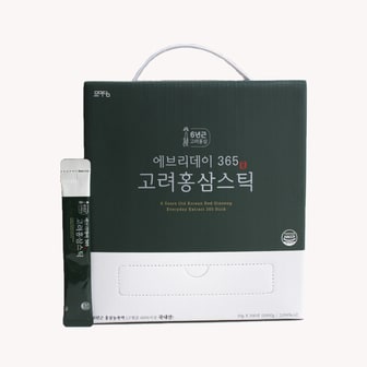  [묘미담] 6년근 에브리데이 365 고려 홍삼 스틱 1000g (10g x 100입) 1세트