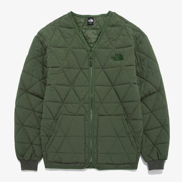 노스페이스 [노스페이스 공식] NJ3NQ56C 남성 지오돔 V 가디건_DARK KHAKI