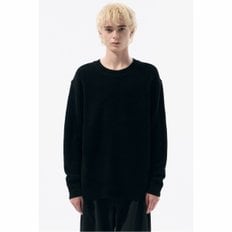 Black Chenille Sweater_CWWAW24802BKX