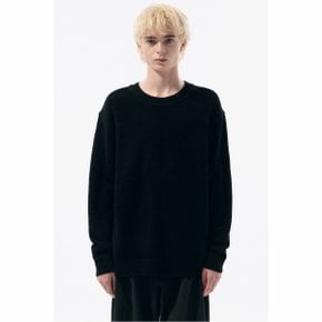 Black Chenille Sweater_CWWAW24802BKX