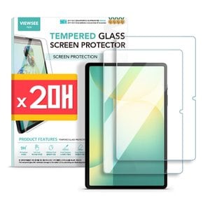 갤럭시탭 S9 FE S8 S7 필름 투명 액정 보호 강화유리 2매