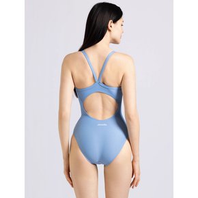 Smile Swim solid Racer-back air blue