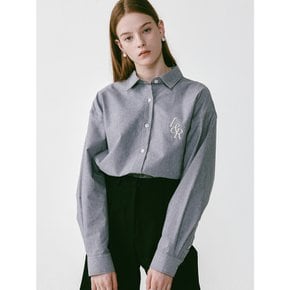 LR Logo Oxford Shirt [grey]